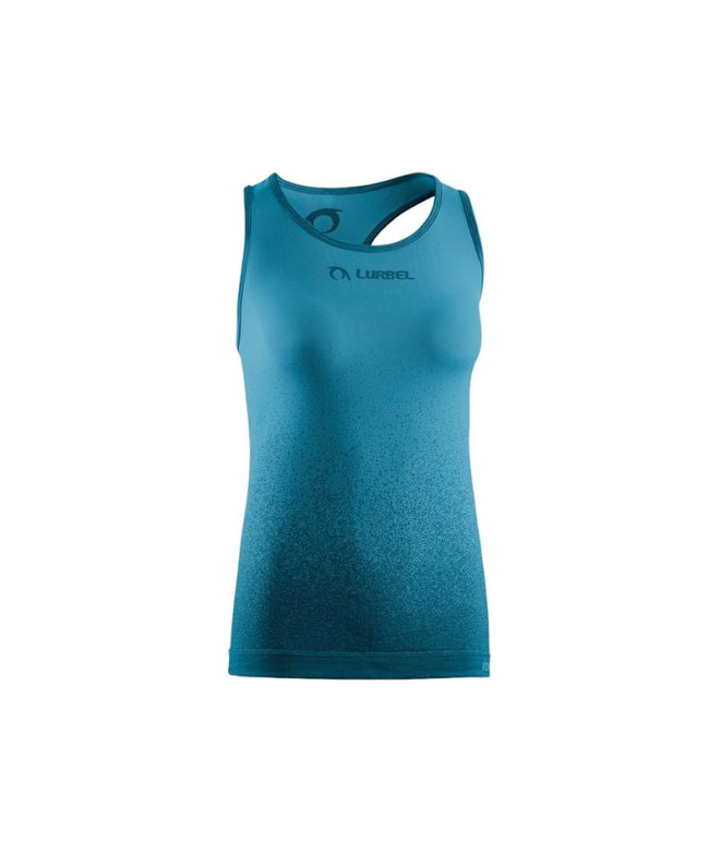 Camiseta De Trail Lurbel Samba Singlet W Mujer Turquesa/Negro