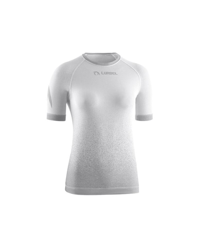 Camiseta De Trail Lurbel Samba Short Sleeves W Mujer Gris Hielo