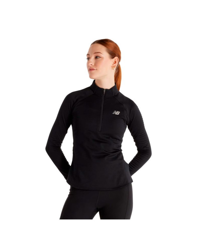 Sweat New Balance Athletics Heat Grid Half Zip Femme