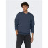 Sweat Only & Sons Onsceres Crew Neck Noos Homme Bleu Nuit