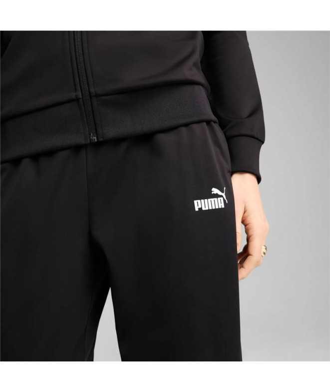 Fato de treino Puma Poly Suit Op Mulher Preto