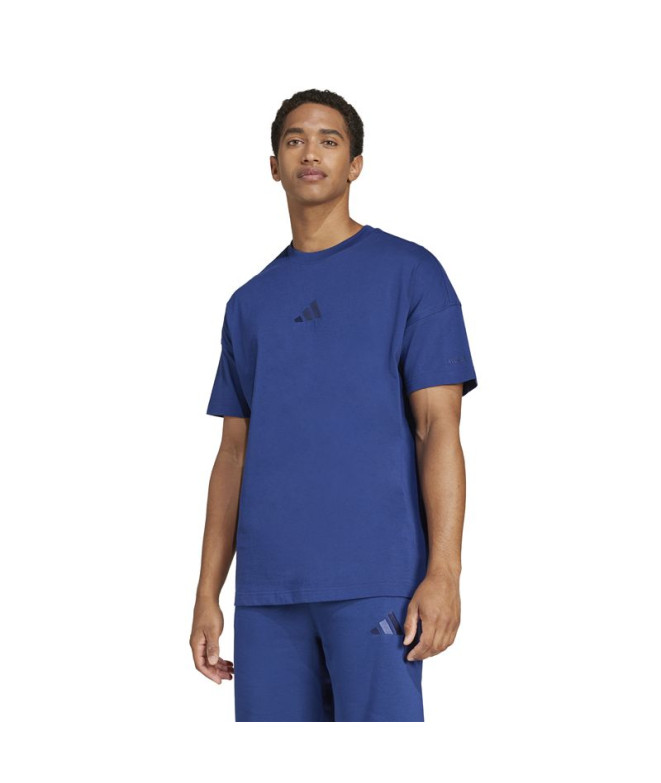 T-shirt adidas A Szn Homme Bleu Foncé