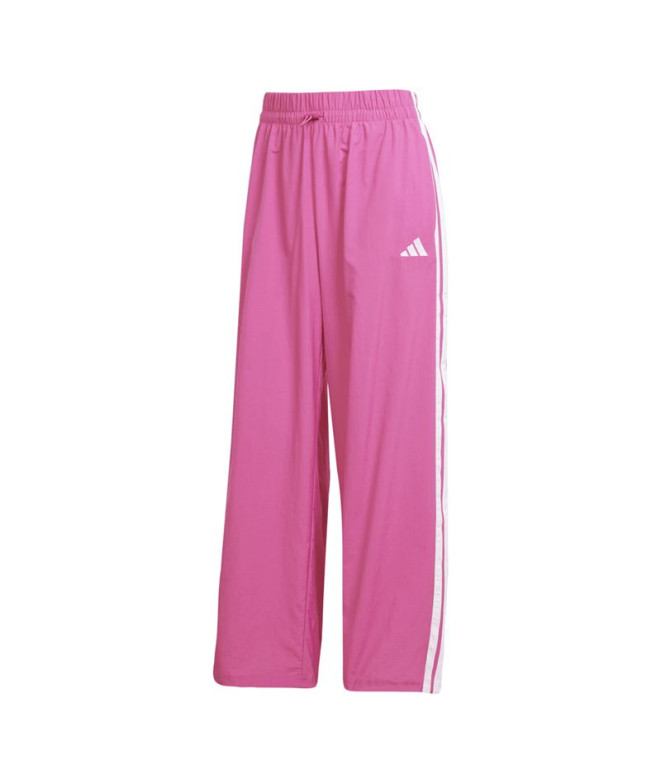 Pantalons adidas 3 Bandes Wv Femme Fuchsia semi-transparent/blanc