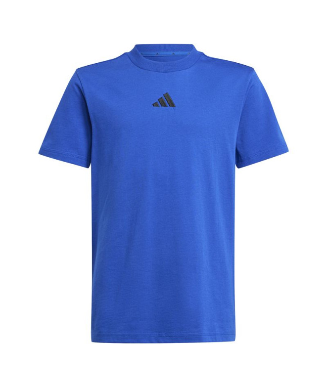 T-shirt adidas Sl 160 Enfant Bleu/Noir