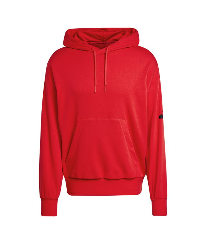 Sudadera adidas Hd French Terry Hombre Rubpur/Negro