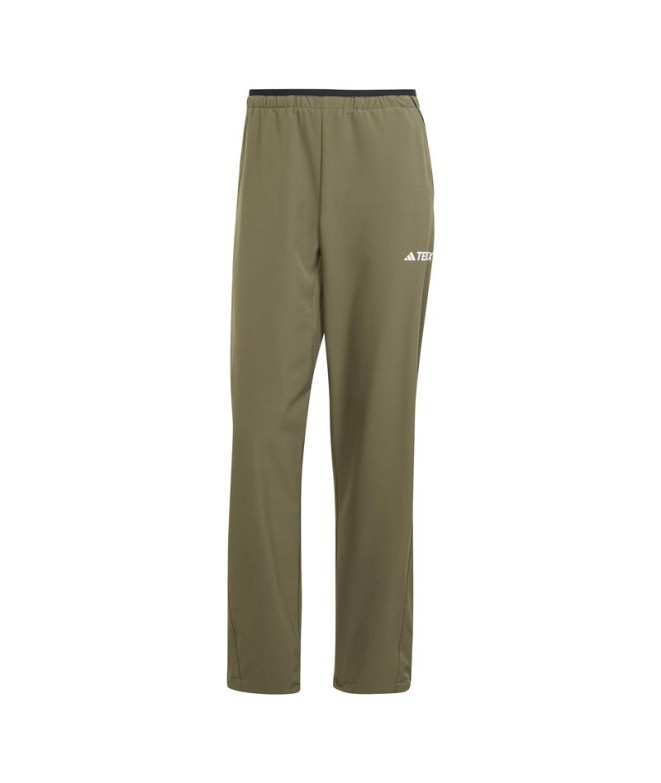 Pantalons de Montagne adidas Mt Liteflex Homme Vert Foncé