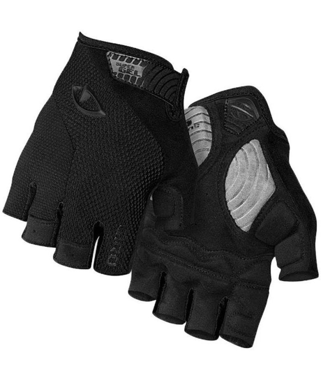 Gants de Cyclisme Giro Strade Dure Supergel Noir