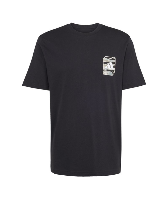 Camiseta adidas Camo Wv Hombre Negro