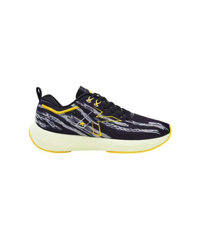 Chaussures de Running Kelme Beat Enfant Noir et Lime