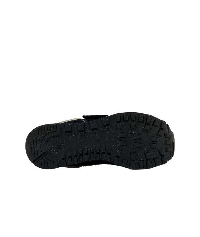 Chaussures New Balance 574 Hook & Loop Noir Enfant