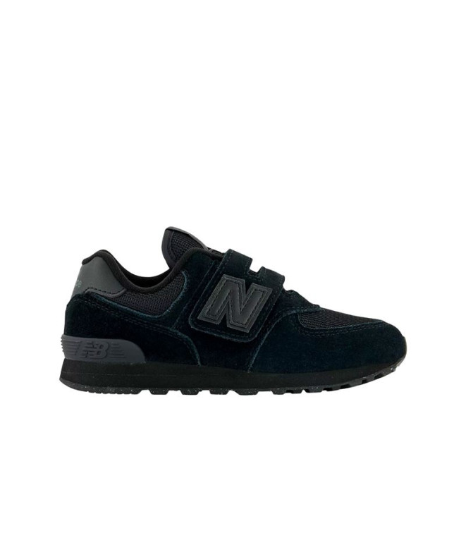 Chaussures New Balance 574 Hook & Loop Noir Enfant