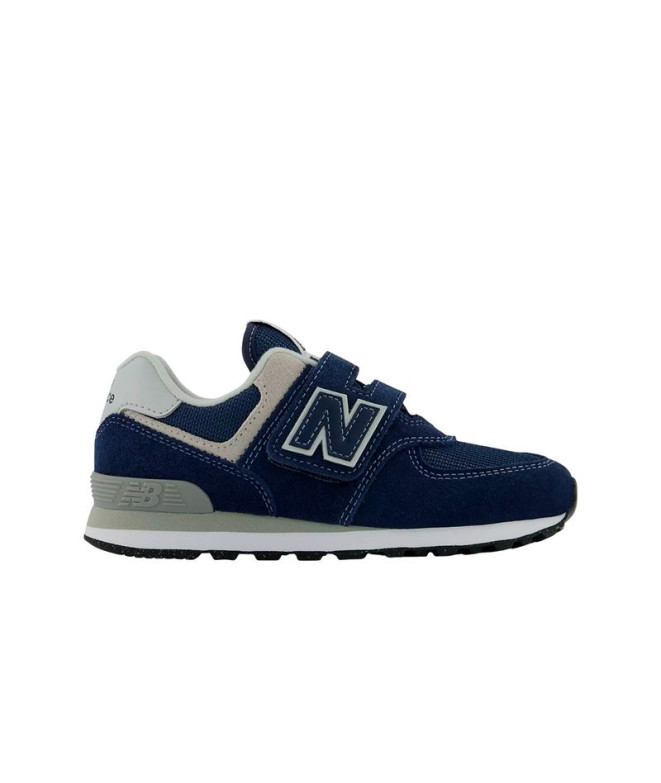 Chaussures New Balance 574 Hook & Loop Navy Enfant