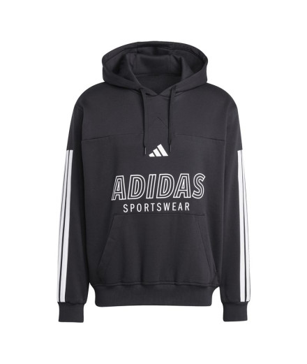Sudadera adidas Tiro Fl Hombre Negro/Blanco