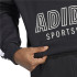 Sudadera adidas Tiro Fl Hombre Negro/Blanco