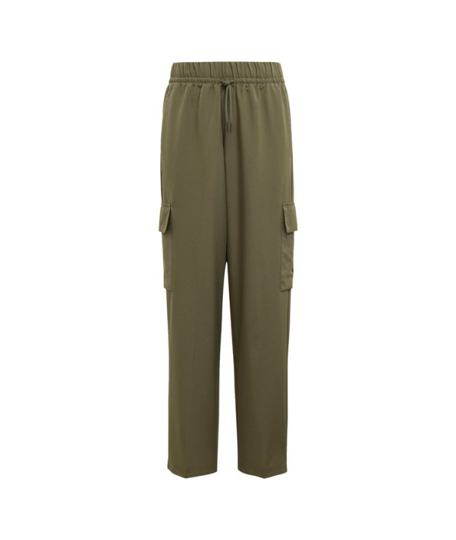 Pantalons adidas Sl Wv Enfant Vert Foncé/Noir