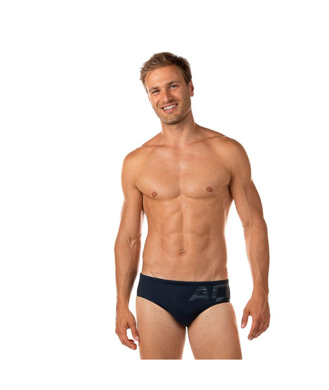 Maillot de bain De Natation Aquarapid Costume Slip Homme Noir_Caviar