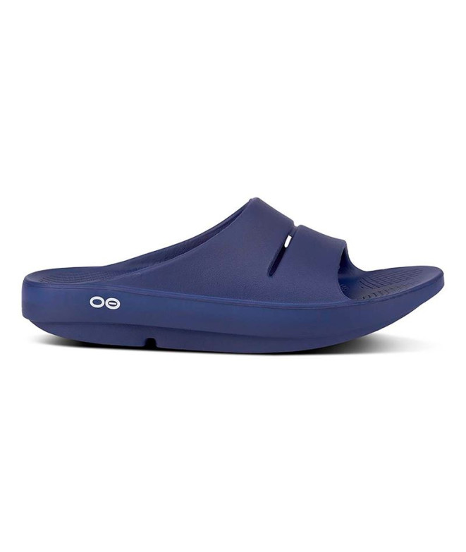 Tongs de récupération Oofos Recovery Ooahh Bleu Marine