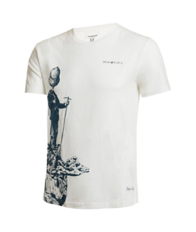 T-shirt De Montagne Trangoworld Nubes Homme Beige