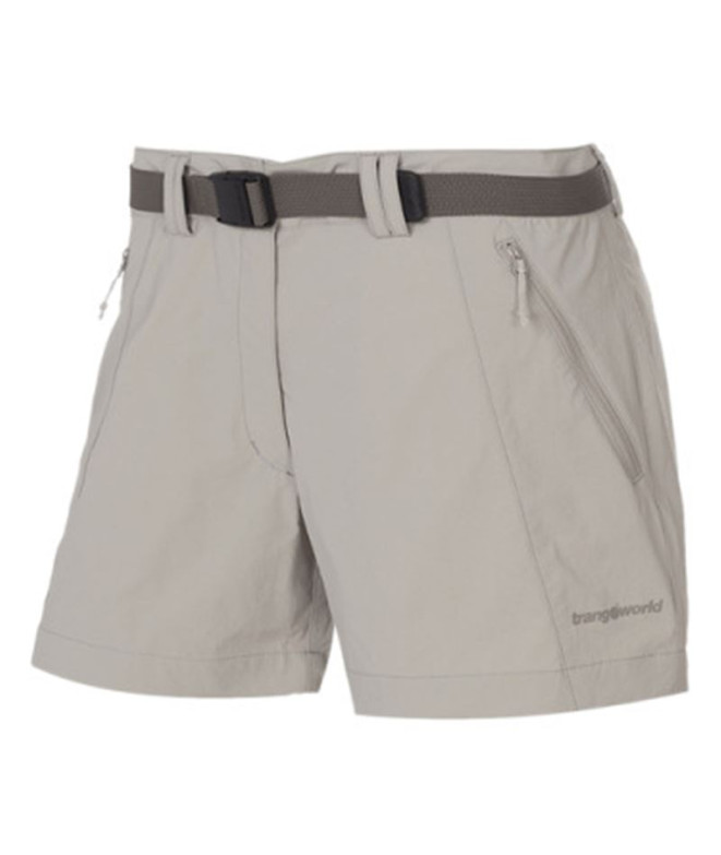 Pantalon De Montagne Trangoworld Pant. Corto Gorner Femme Beige