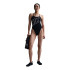 Fato de banho de Natação Nike Hydrastrong Multi Graphic Mulher Preto