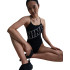 Fato de banho de Natação Nike Hydrastrong Multi Graphic Mulher Preto