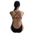 Bañador de Natación Nike Hydrastrong Multi Graphic Mujer Negro