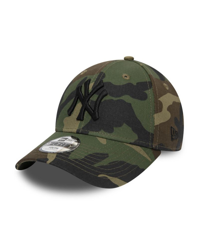 Boné New Era New York Yankees Essentials Camo 9FORTY Rapazes