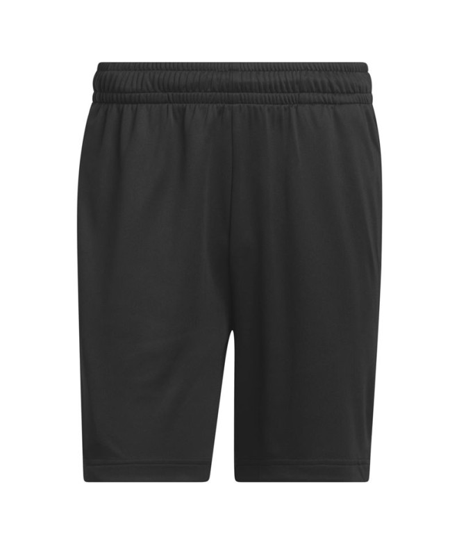 Pantalones de Baloncesto adidas 3 Bandas Hombre Negro