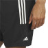 Pantalones de Baloncesto adidas 3 Bandas Hombre Negro