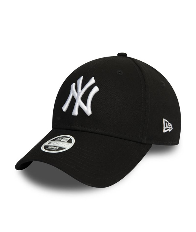 Boné New Era New York Yankees Essential Preto 9FORTY Mulher