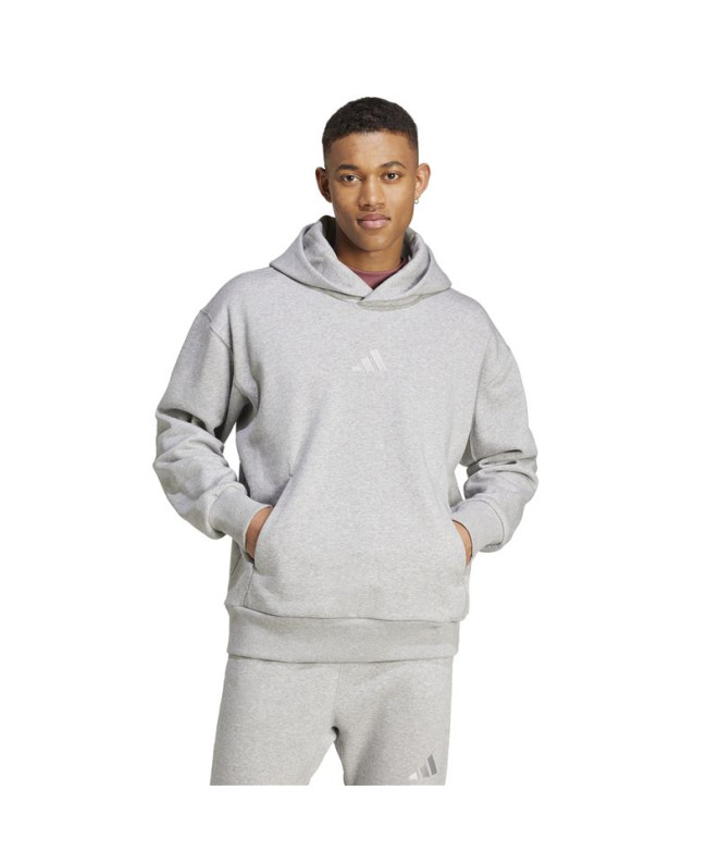 Sweat adidas All Szn Fleece Hoodie Homme Gris