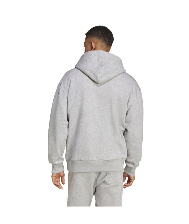 Moletom adidas All Szn Fleece Hoodie Homem Cinza