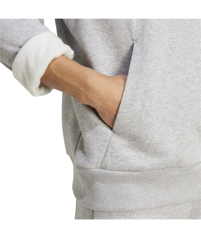 Sweat adidas All Szn Fleece Hoodie Homme Gris