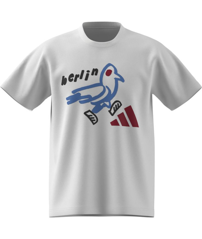 Camiseta adidas Berlim Pigeon Cinza/Preto
