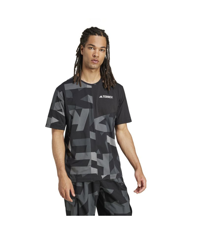 Camiseta de Montanha adidas Mt Aop Homem...