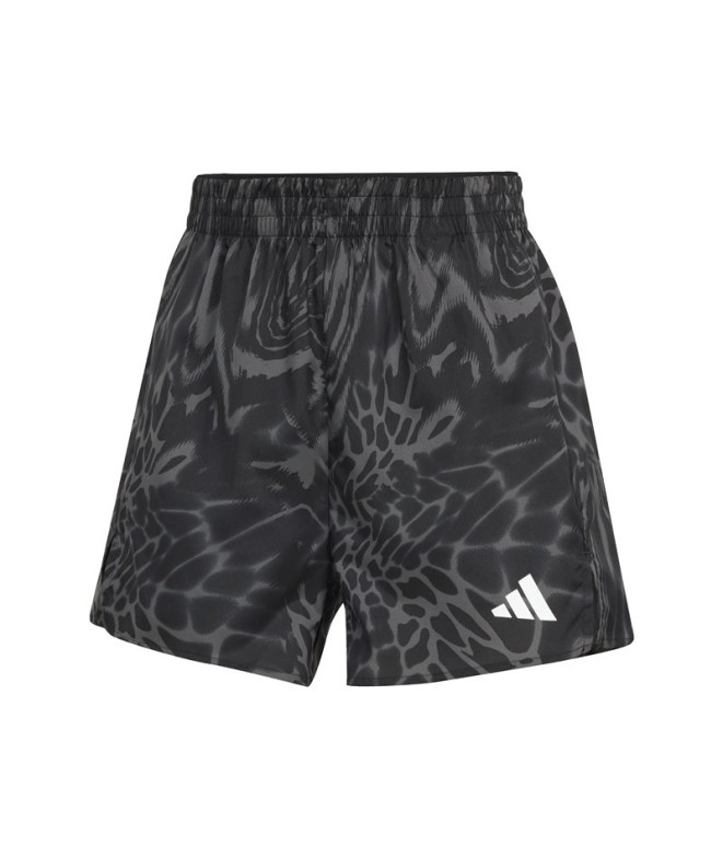 Calça de Fitness adidas We Min Aop Sh Mulher Negro