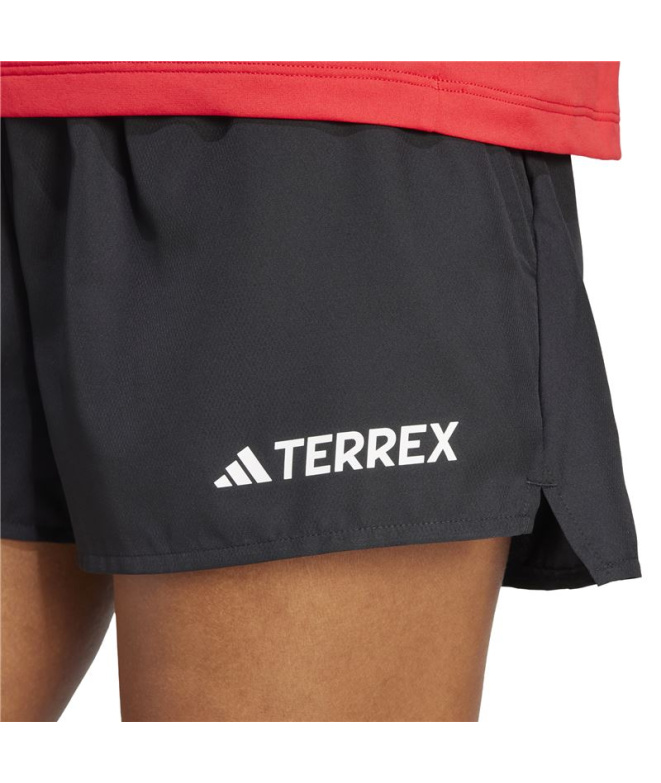 Pantalons de Trail adidas Mt Light Sh Femme Noir
