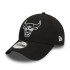 Boné New Era Chicago Bulls Essential Outline Preto 9FORTY