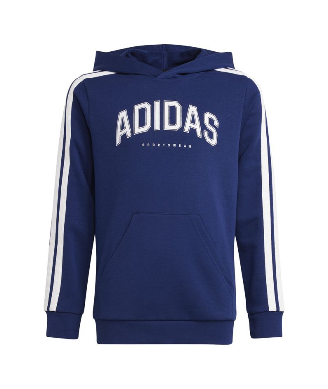 Sudadera Adidas Colleg Hd Infantil Azul Oscuro
