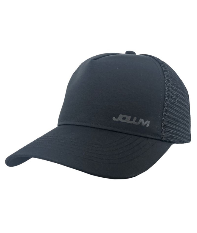 Gorra de montaña Joluvi Curved Trucker Unisex Negro / Negro