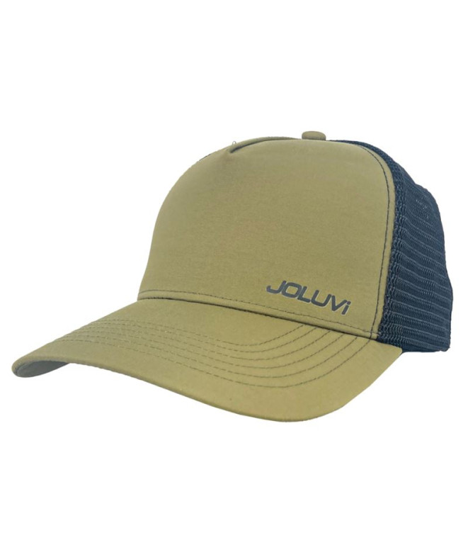 Gorra de montaña Joluvi Curved Trucker Unisex Verde Oliva / Negro