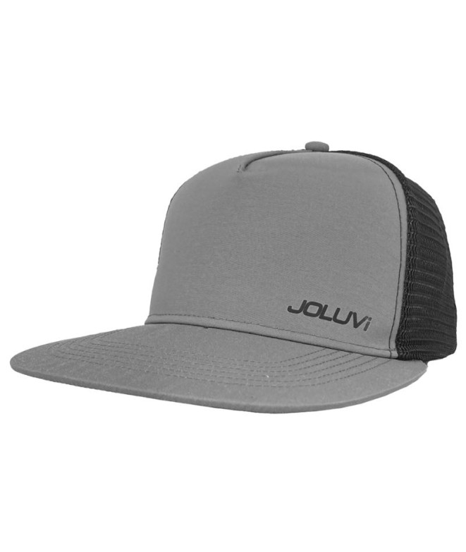 Gorra de montaña Joluvi Flat Trucker Unisex Antracita / Negro