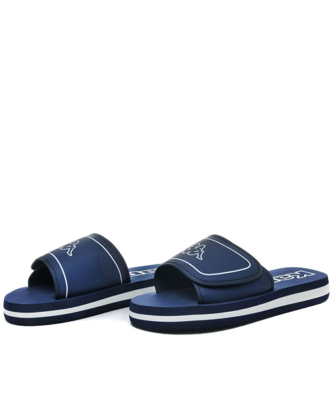 Chanclas Kappa Galea Mujer Blue Marine/White