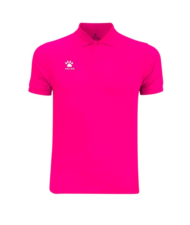 Polo de Fútbol Kelme Polo S/S Street Hombre Fuchsia