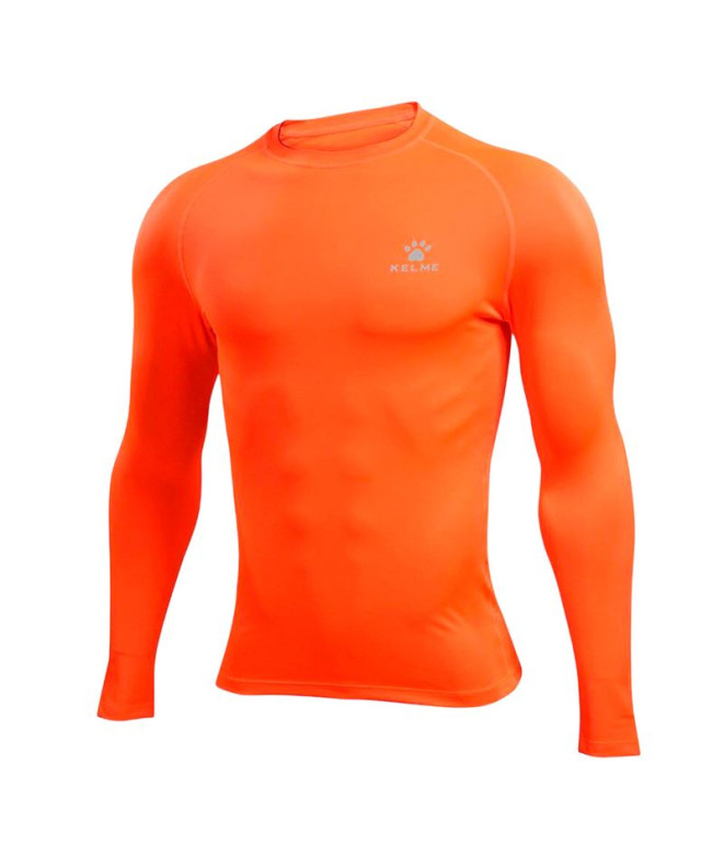 Camiseta Termica de Fútbol Kelme Thermical L/S T-Shirt Tea Hombre Naranja