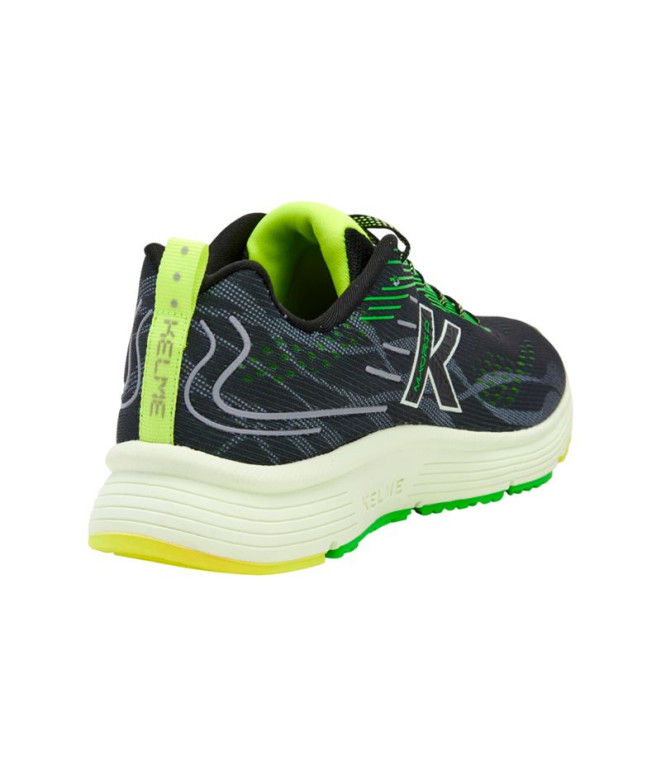Chaussures de Running Kelme Madrid Noir et Vert