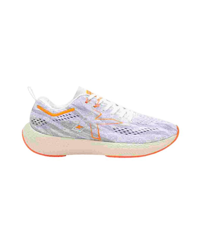 Chaussures de Running Kelme Beat Enfant Blanc et Orange