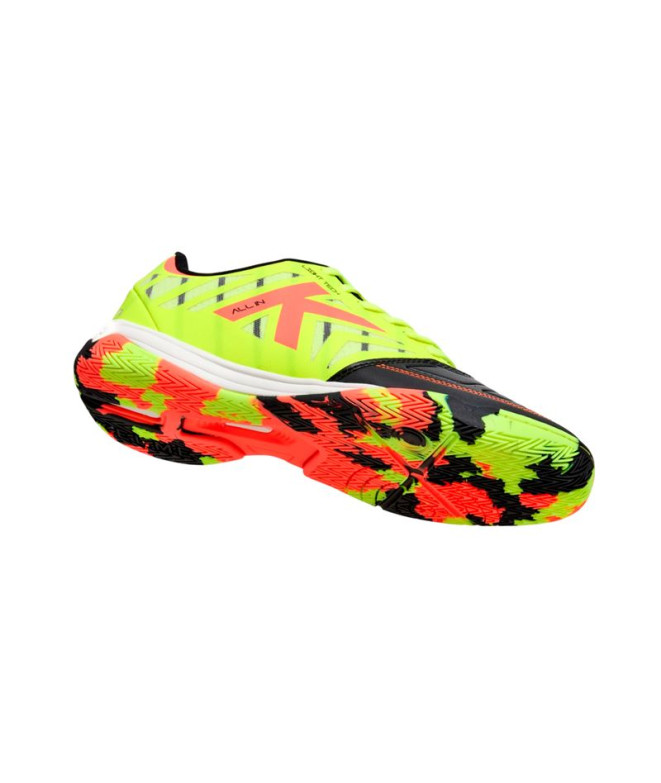 Chaussures de Futsal Kelme All In Noir-Lime