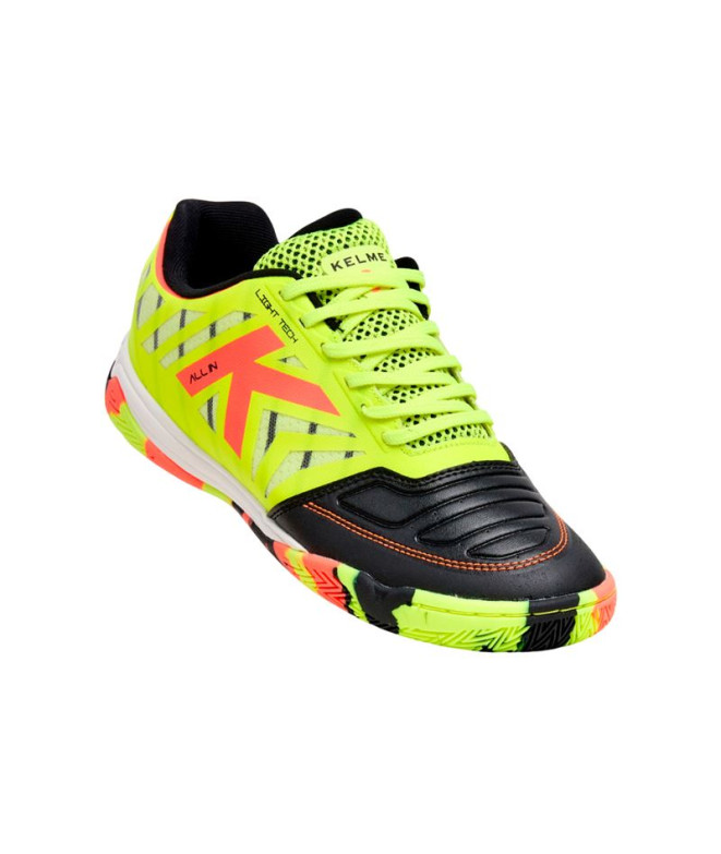 Chaussures de Futsal Kelme All In Noir-Lime