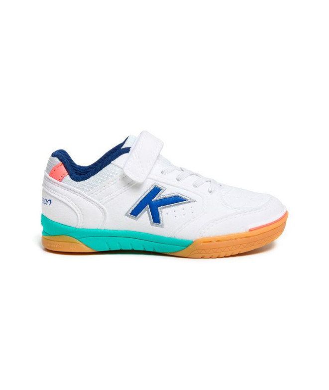 Botas de montanha Kelme Precision Elastic Infantil Branco e Aqua